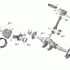 Expedition V-1000 Коленвал и поршни