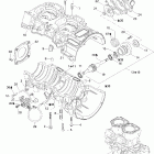 GTX 600 HO SDI Картер , водяной и масляный насос