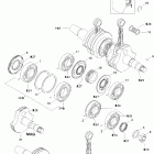 GTX 500SS Коленвал и поршни