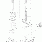 Skandic 440F LT Передняя подвеска и лыжи