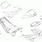 GSX 800 HO 09- seat 800