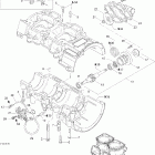Skandic 600 SUV Картер , водяной и масляный насос