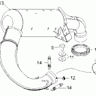 Skandic 440F LT Глушитель
