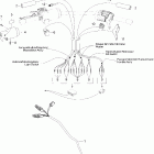 Skandic 600 WT 10- steering wiring harness 600 wt