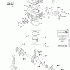 Freestyle 300F Коленвал и поршни
