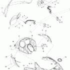 MX Z 800 HO Adrenaline & X 09- windshield and console mx-z x