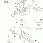 Tundra 300F Коленвал и поршни