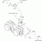 GTX 600 HO SDI Корпус дросселя