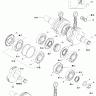MX Z 500SS Trail & Adrenaline Коленвал и поршни