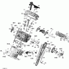 Expedition V-1000 Цилиндр и головка цилиндров ,задняя сторона