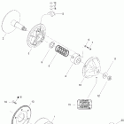 Skandic 550F SUV 05- drive pulley 552, can-usa