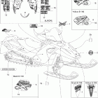 Summit 1000 SDI, Highmark & Highmark X 09- decals highmark x