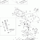 GTX 600 HO SDI Передняя подвеска и лыжи