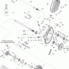 MX Z X 440 Racing Приводная система