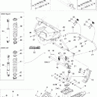 GSX 600 HO SDI Передняя подвеска и лыжи