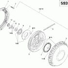 GSX 600 HO 04- rewind starter 593ho