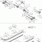 MX Z 800 HO Adrenaline & X 08- rear suspension trail & adrenaline