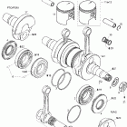 Skandic 440F LT Коленвал и поршни