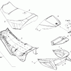 GSX 380F 09- seat gsx