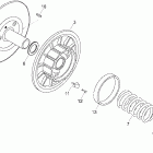 Expedition 600 HO SDI Ведомый шкив