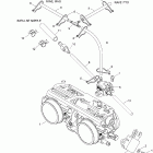 Expedition 600 HO SDI Корпус дросселя