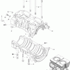 Skandic 550F SUV 01- crankcase 550