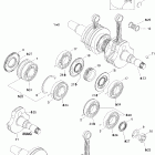 GSX 600 HO SDI Коленвал и поршни