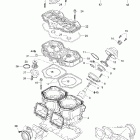 GSX 500SS Цилиндр 593, выпускной коллектор и можностной  кла...