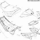 MX Z 800 HO Adrenaline & X 09- seat adrenaline, trail