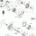 GSX 800 HO 05- driven pulley 800ho