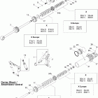MX Z 800 HO Adrenaline & X Амортизатор в разборе задний