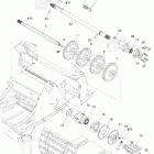 Skandic 440F LT Вал привода трака и защита ремня