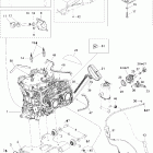 GTX 600 HO SDI Двигатель и крепление