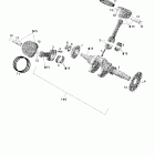 Legend V-1000 Коленвал и поршни