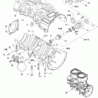 Legend 800 SDI Картер , водяной и масляный насос