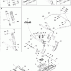 Summit 800 HO Передняя подвеска и лыжи