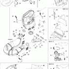 Summit 800 HO 01- exhaust system, 800ho