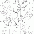 MX Z 600 HO SDI Глушитель