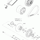 Legend V-1000 Ведомый шкив