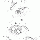 MX Z 800 HO Adrenaline/X 09- windshield and console (adrenaline, trail & re...