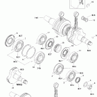 MX Z 500SS Trail/Adrenaline Коленчатый вал и поршни (593)