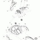 MX Z 600 HO SDI 09- windshield and console (adrenaline)