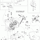 MX Z 600 HO SDI Опора двигателя