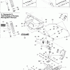 MX Z 800 HO Adrenaline/X Передняя подвеска и лыжи