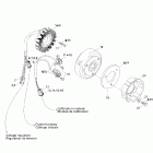 MX Z 800 HO Adrenaline/X 03- magneto (12v, 360w) (793 ho)