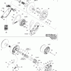 MX Z 500SS Trail/Adrenaline 05- pulley system 500 ss manual std
