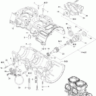 Legend 700 01- crankcase, water pump and oil pump (693)