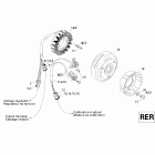 MX Z 500SS Trail/Adrenaline 03- magneto (12v, 360w) (593) (trail (r) & adrenal...