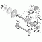 Elite 1500 2nd Edition Коленвал и поршни