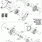 MX Z 800 HO Renegade/Renegade X 05- pulley system 800 ho rer